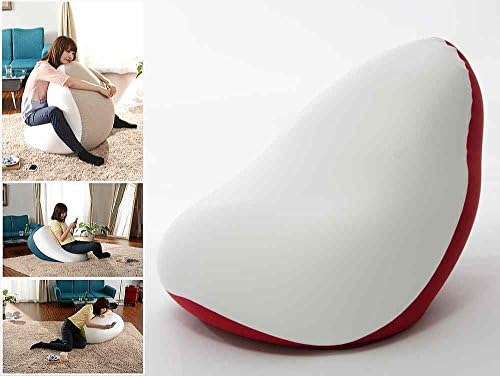 Amazon Co Jp 日本製 ビーズクッション Shizuku 雫 ダリアン レッド ホーム キッチン