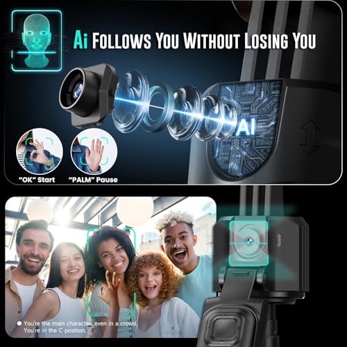 WeCool S8 64-inch AI Selfie Stick - Image 5