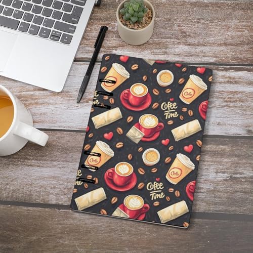 Carnet ligné pour l'école A5 avec couverture rigide en cuir