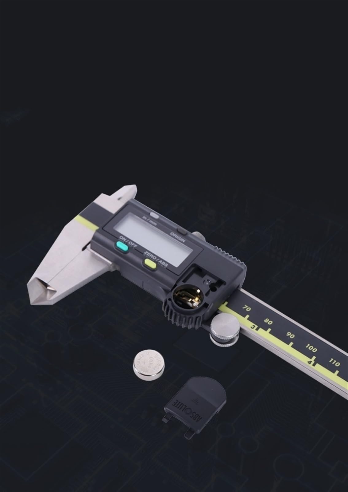 Suwmiarka cyfrowa 0-150/200/300 mm, suwmiarka elektroniczna ze stali nierdzewnej - narzędzie pomiarowe z mikrometrem zewnętrznym(0-150mm)