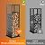Orbotots 4ft Firewood Rack, Wood Stacker Firewood Outdoor, Black Metal, 1000 lbs Capacity, Indoor Decorative Wood Holder for Woodshed, Storeroom, Patio, Basement (Ellipticalhole)