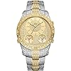 JBW Luxury Men’s Jet Setter III 1.18 ctw Diamond Wrist Watch with Stainless Steel Link Bracelet