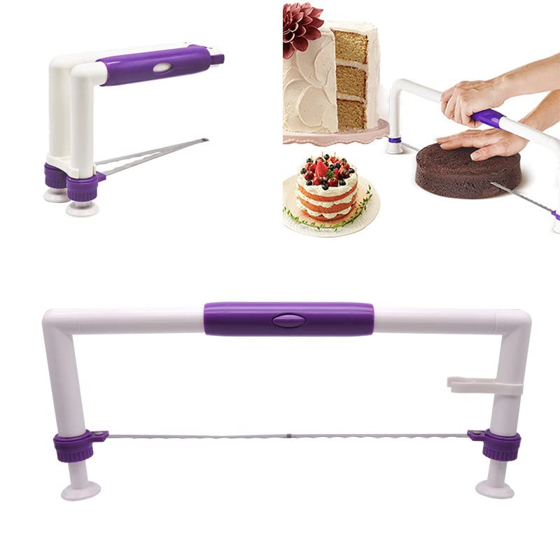 Buy WiuCYS Adjustable Cake Leveler Cutter, 49 Inch Cakes Toast Bread