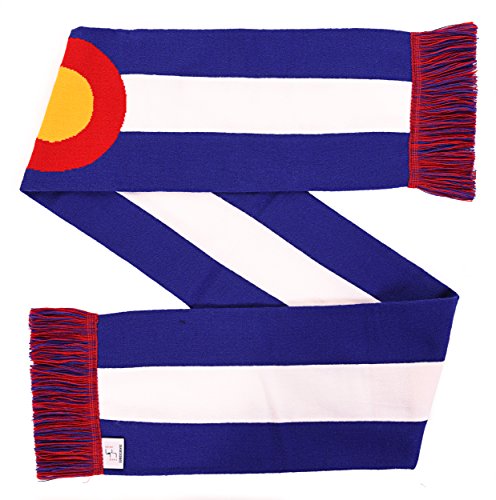 Colorado Flag High Definition HD Knit Scarf2