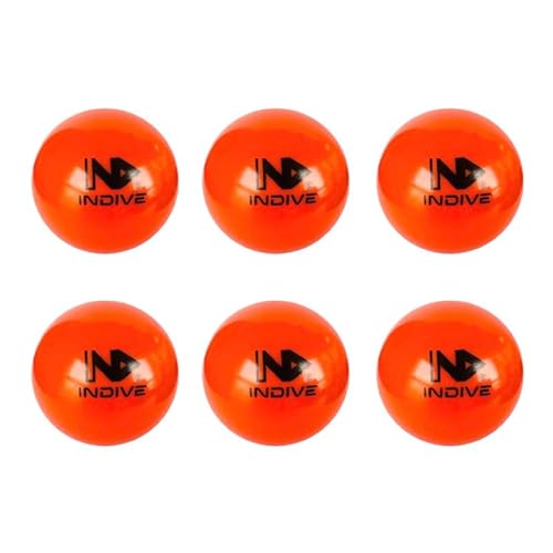 INDIVE サンドボール 6球セット 野球 トレーニング 練習用 ボール 打撃練習 打撃強化 ソフトボール パワーアップ 球速アップ オレンジ