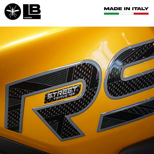 labelbike - Triumph S3et Triple 765 RS 2023 for Motorcycle Tank Side Protection 3D Resin Sticker