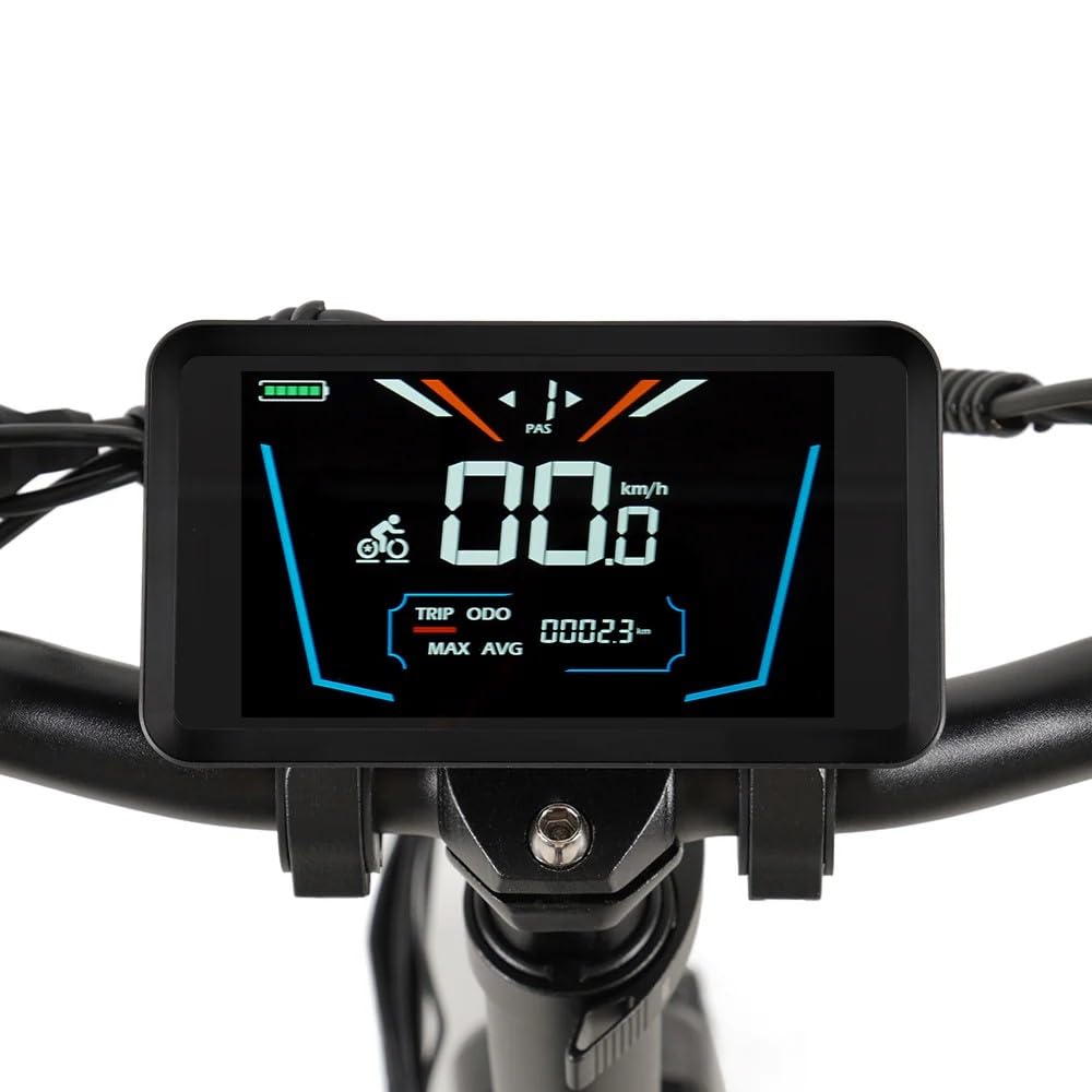 CO20 Max E-Bike Klapprad Doppelmotor mit 48V 20Ah Akku bis zu 120km | 20x4.0 Zoll, Hydraulische Bremse, 7 Gang Schaltwerk, Vollfederung Fatbike Pedelec für Damen u. Herren