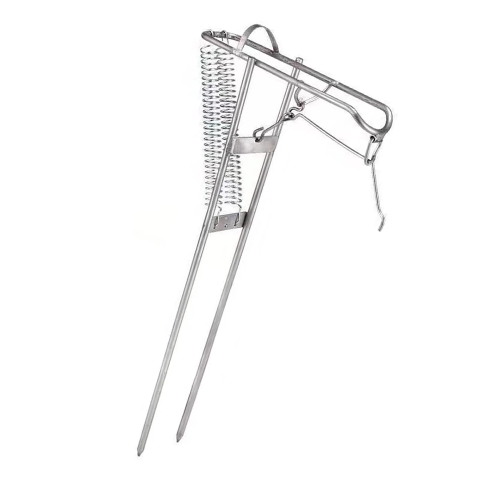FVDZRFIE Fishing Rod Rest Stainless Steel Fishing Rod Stand Ground Support Brackets For Sea Freshwater Angler Adjustable Portable Holder