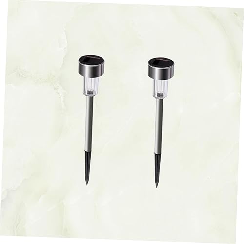 Miniatura 5 de DOITOOL 2 piezas de luz de patio para patio, luces solares para exteriores, luces solares para exteriores, lámpara de estaca de césped, luz de pico