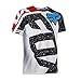 Maglietta estiva da ciclismo, a manica corta, traspirante, MTB, abbigliamento per Mountain Bike, 21, L