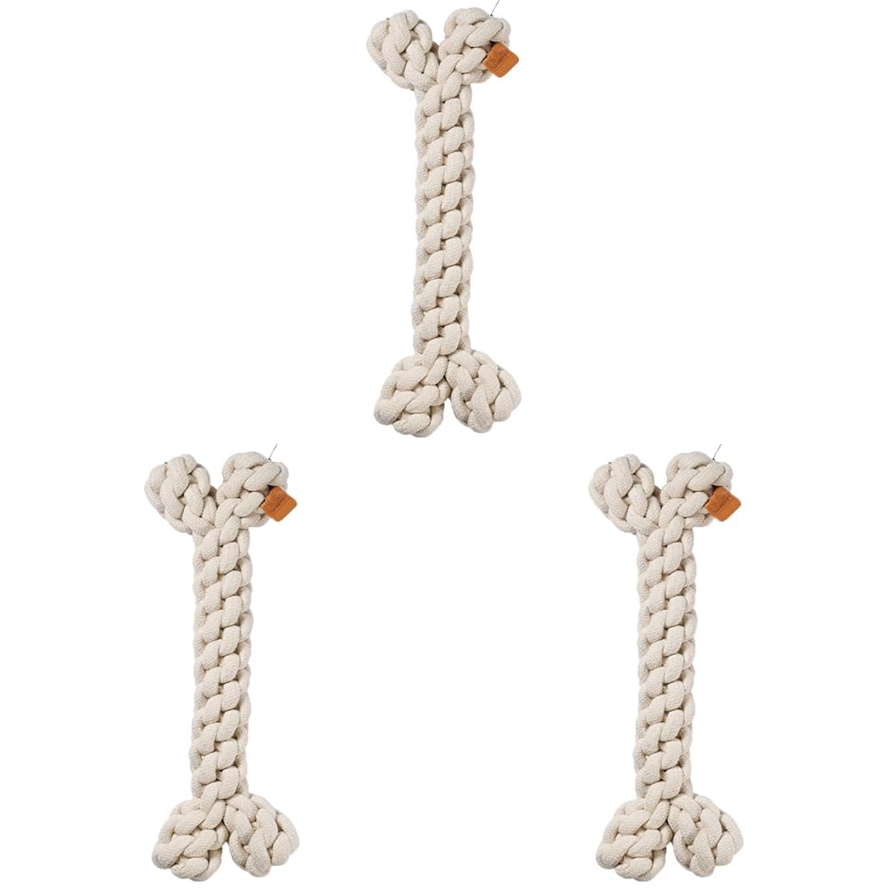M-PETS COTO WHITE BONE 30CM ÖRGÜ KEMİK OYUNCAK (3 paketi)