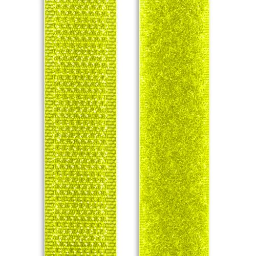 1 Inch Beige Hook and Loop Tape 5 Yards Sew on Non-Adhesive Nylon Heavy Duty Strips Fabric Roll Fastener Set Ideal for Military Form Bags Clothes Shoes Backpacks Home Office School Craft DIY