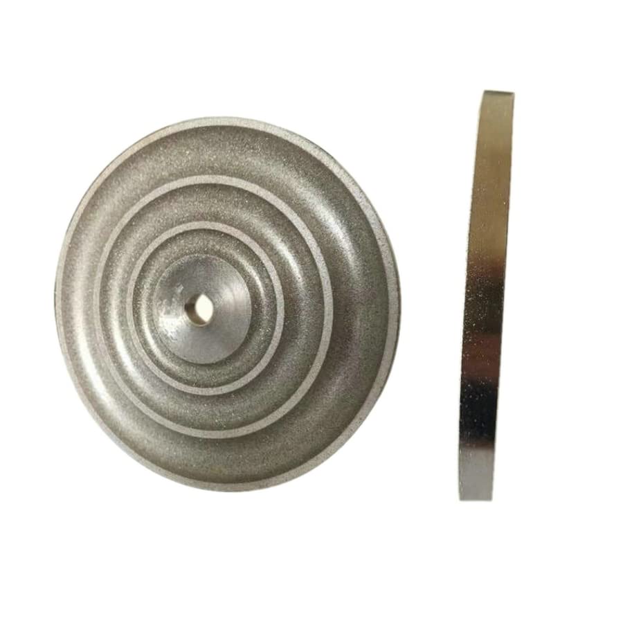 3 Slot Diamond Grinding Disc Diameter 150MM 12.7MM Hole Ring Surface Grinding Disc Gemstone Jade Jewelry Emerald Polishing Wheel (1500 Grit)