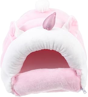 HAPINARY Ninho De Hamster Algodão Ouriço De Pelúcia Rede De Pelúcia Chinchila Rede Ouriço Ninho De Inverno Gaiola De Ratos Ninho De Hamster Cama Quente Hamster Caverna Para Animais De