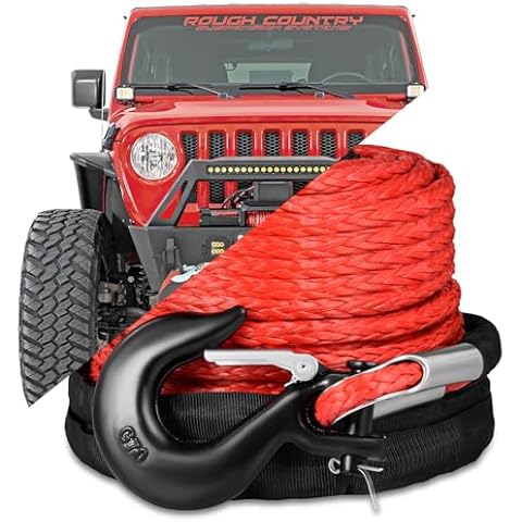 Teodute 3/8" Synthetic Winch Rope Kit Cover