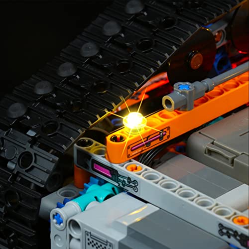 icuanuty LED Beleuchtungsset für Lego 42140 Technic App-gesteuertes Transformationsfahrzeug, Beleuchtung Licht… – Bild 7