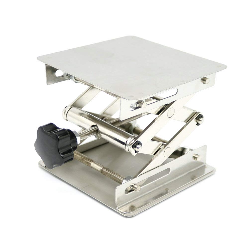 Buy 4X4'' Steel LabLift Lifting Platforms Lab Jack Scissor Stand Rack