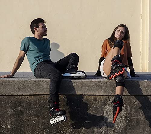 Rollerex Vxt500 Inline Skate Wheels (8-Pack) (Various Size & Color Options Available) (Rocket Red, 80Mm) -Indoor Outdoor- Intended For Roller Blade Wheel Replacement #TOP5