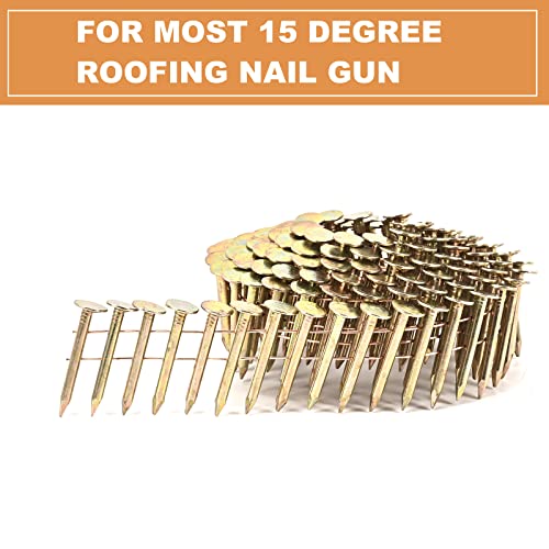 Bhtop 3600 Count Coil Roofing Nails 3/4-Inch X .120-Inch For Roofing Nail Gun thumb #5