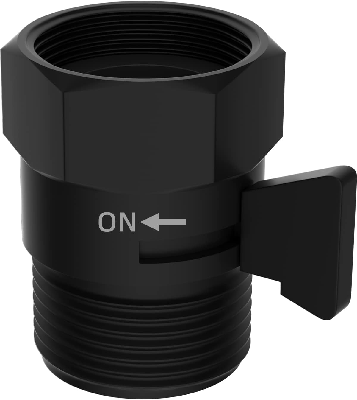 Shower Head Flow Control Valve G1/2 Brass Shutoff Valve with Metal