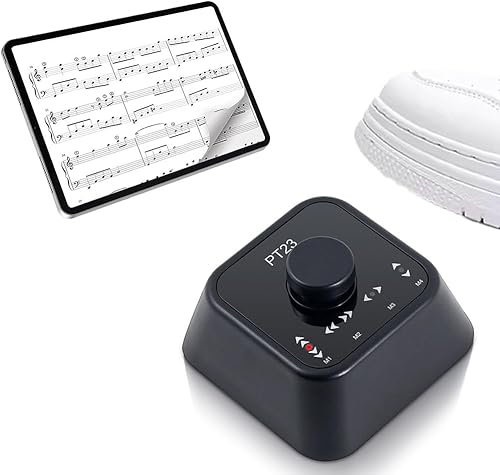 Girador de páginas Bluetooth para tabletas, iPad, teléfono, pedal de interruptor de pie compatible con dispositivos Ipad, Android, Mac y Windows