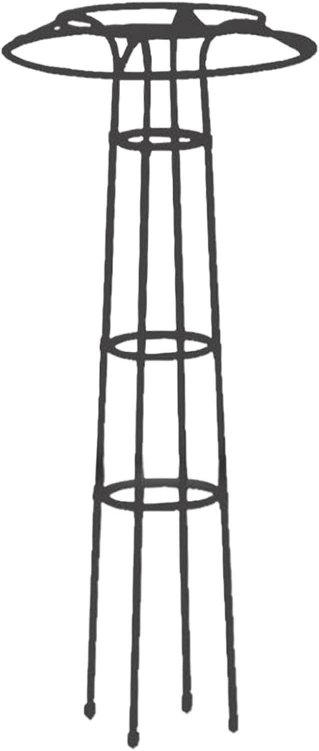 メタルガーデントレリス | 花サポートクライミングフレーム | 庭温室バルコニー用丈夫な傘型植物トレリス