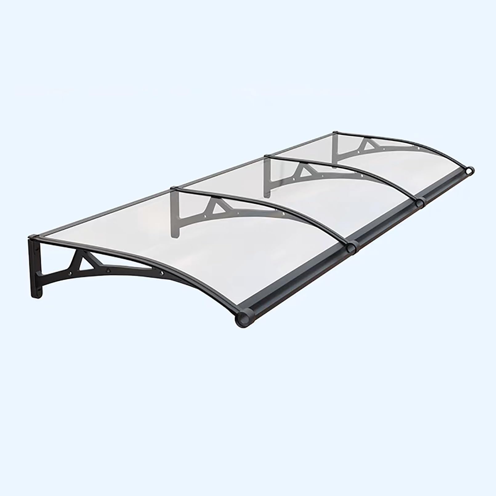 Auvent pour porte et fenêtre toit polycarbonate protection extérieure