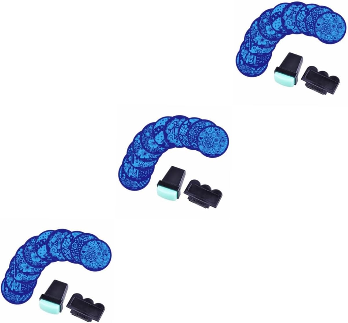 minkissy 30 Stuks Nail Art Stamping Unieke Platen Scrapper Nail Stamping Set Voor Nail Art Creaties