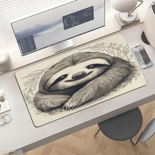 Sloth My Spirit Animal Desk Mat Large Mouse Pad miniatura 6