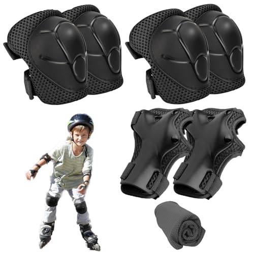Rodilleras y coderas para niños ideales para patinaje sobre ruedas y tardes de skate