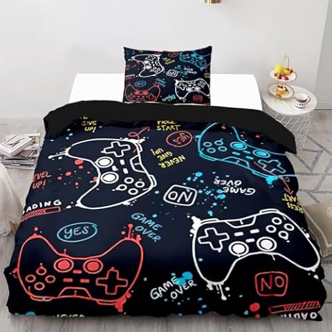 Decalsweet Parure de lit Manette de jeu Cover