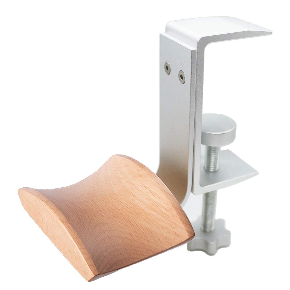 Buy Clamp Type Headphone Holder Stand Hanger Bracket Wood Headphone