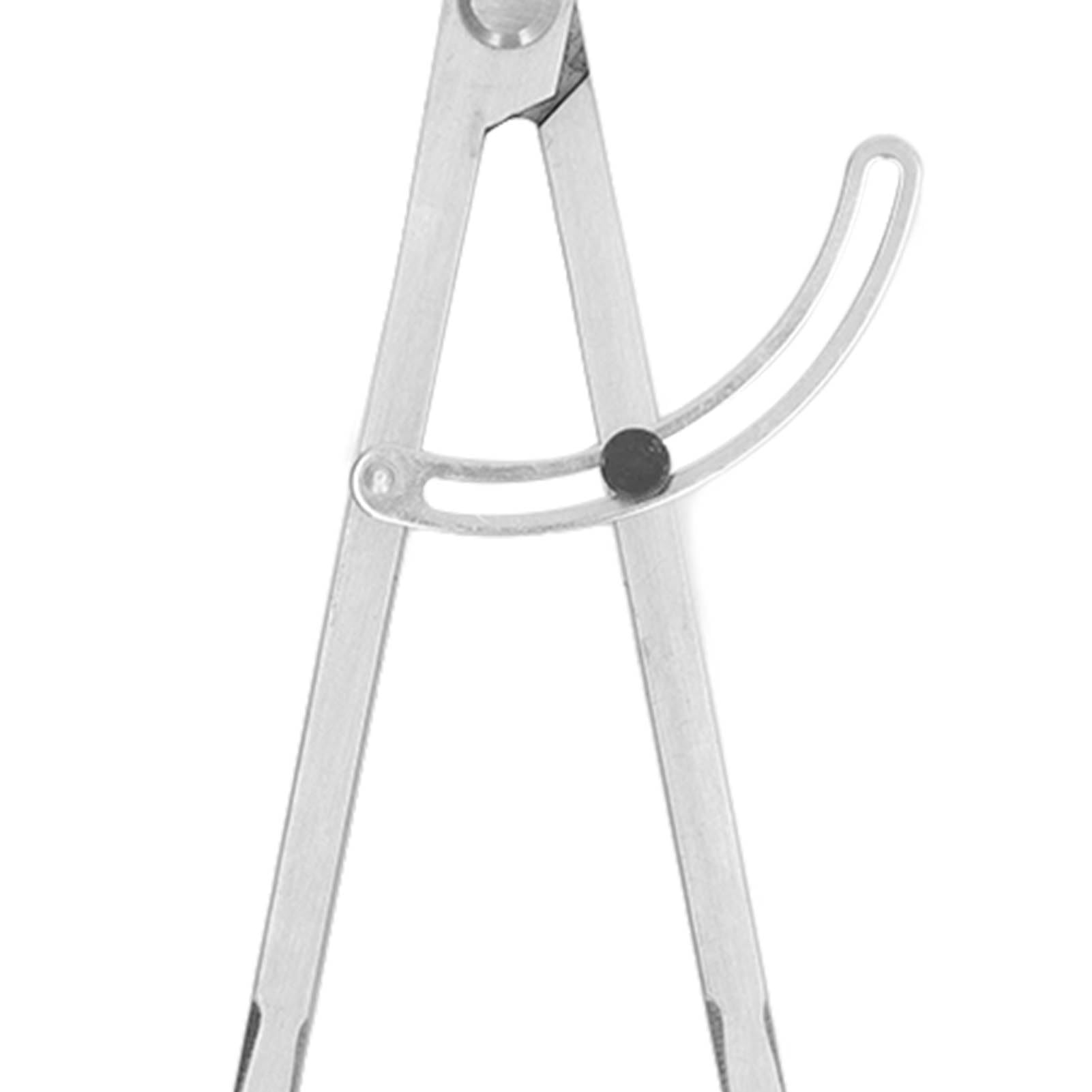 400mm Compas en Acier au Carbone Professionnel, Compass Pencil Grande Diviseur d'ailes en Cuir avec Largeur Réglable pour les Projets de Bricolage