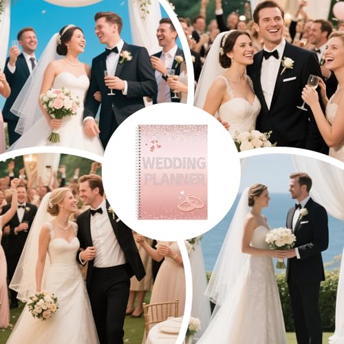 Carnet de notes keepsake et organisateur de mariage complet pour planifier la réception - 4