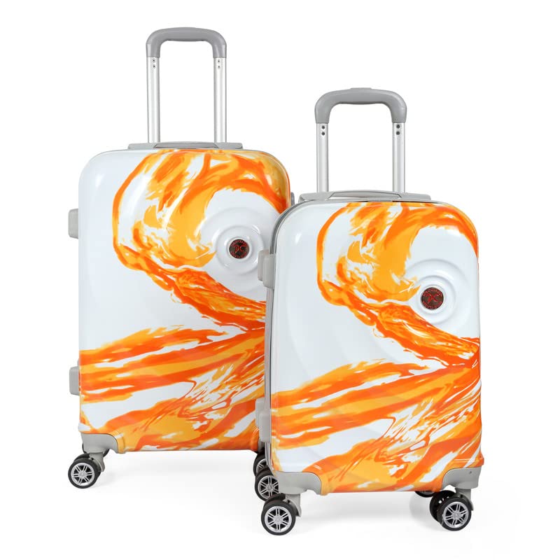 Image of Polo Class 2Pc Trolley Bag Set (24 /28 inch) - Orange