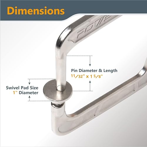 Miniatura 7 de POWERTEC Abrazadera para Agujeros de Bolsillo, Abrazadera de Ángulo Recto de 12" de Liberación Rápida para Ensamblaje de Agujeros de Bolsillo