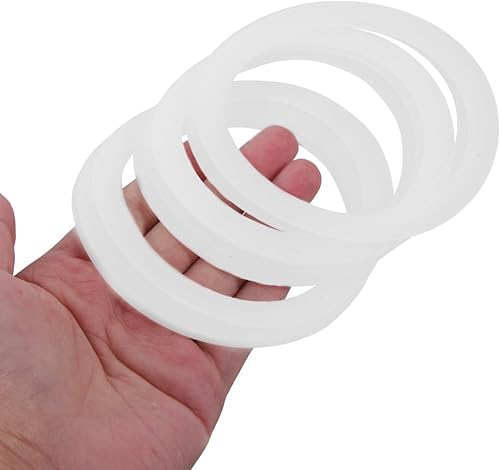 Miniatura 3 de 20 anillos de sellado de silicona de boca ancha para tapas de tarros, juntas reutilizables para tarros de conservas de boca regular, 3.62 pulgadas,