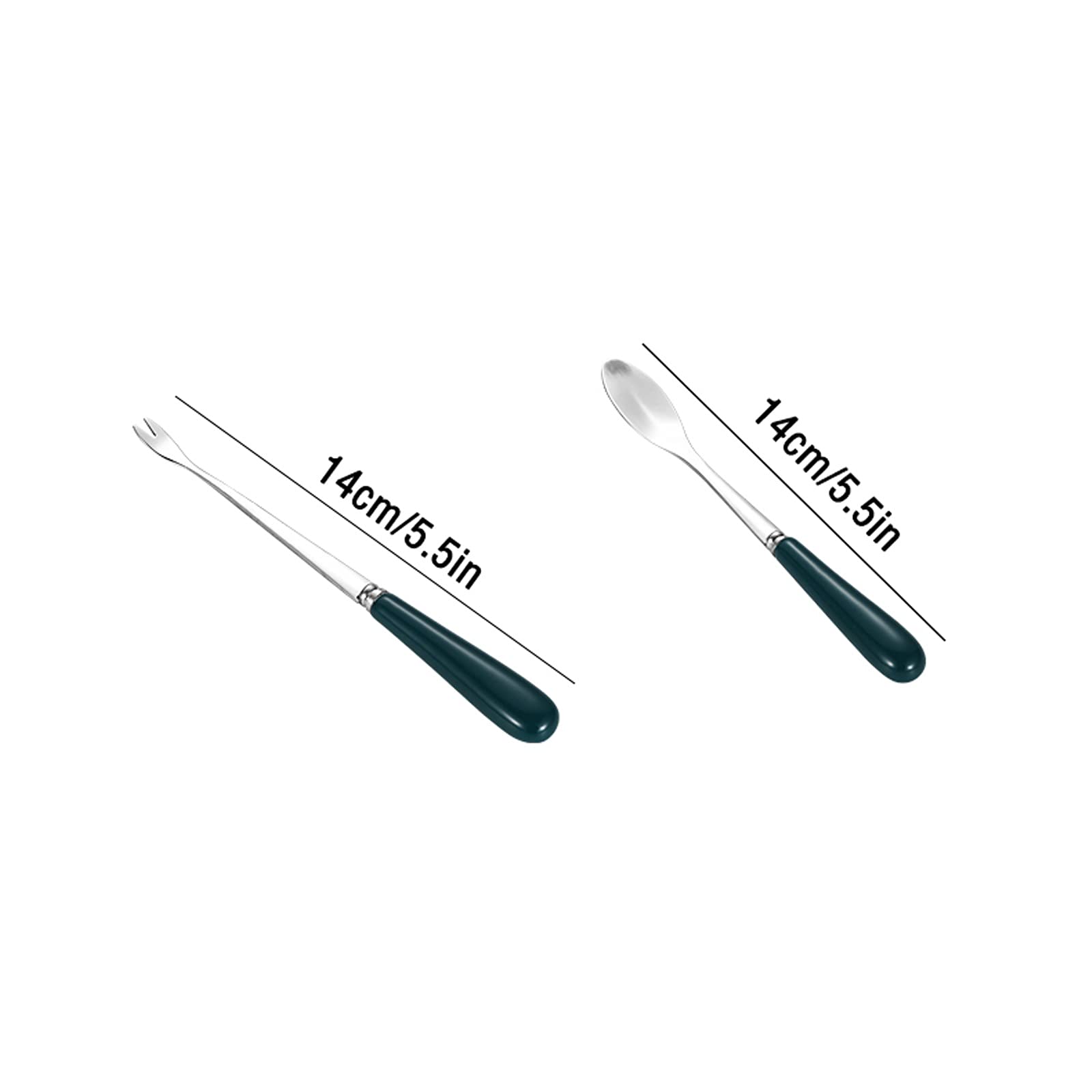 Set di Strumenti per Frutti di Mare Set a forche di pesce multifunzione e set di pickaxe comprende 2 forchette di pesce e 2 raccolti di pesce anche come cucchiaio e forchetta da dessert Strumenti di G
