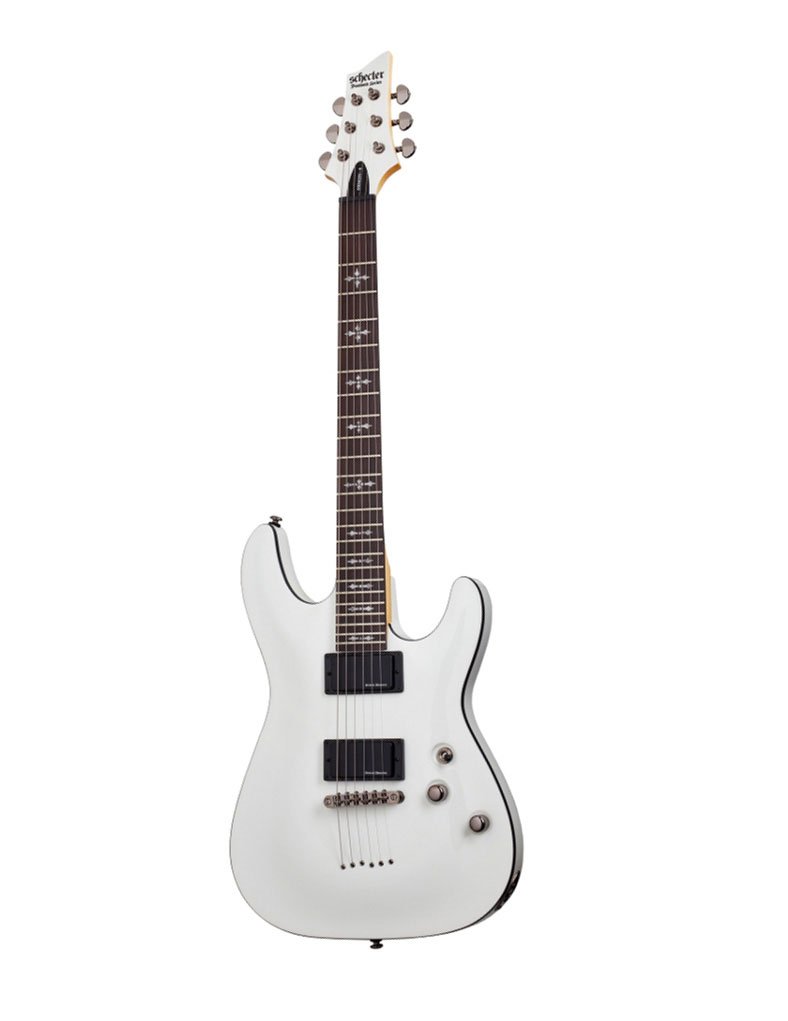 Schecter Diamond Series Demon-6, Vintage White : Amazon.co.uk