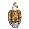 Old world christmas ornaments political gifts glass blown ornaments for christmas tree bald eagle tan brown white gold 4 16011  urban country home decor