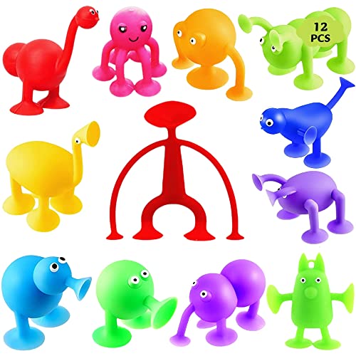 Yeefunjoy Juego de Dardos, Pop Animal Ventosa, Juego de construcción con ventosas para niños, Sucker Dardos Toys, Juguete Ideal para el baño, Juguetes para aliviar la ansiedad de los niños Adultos Cover