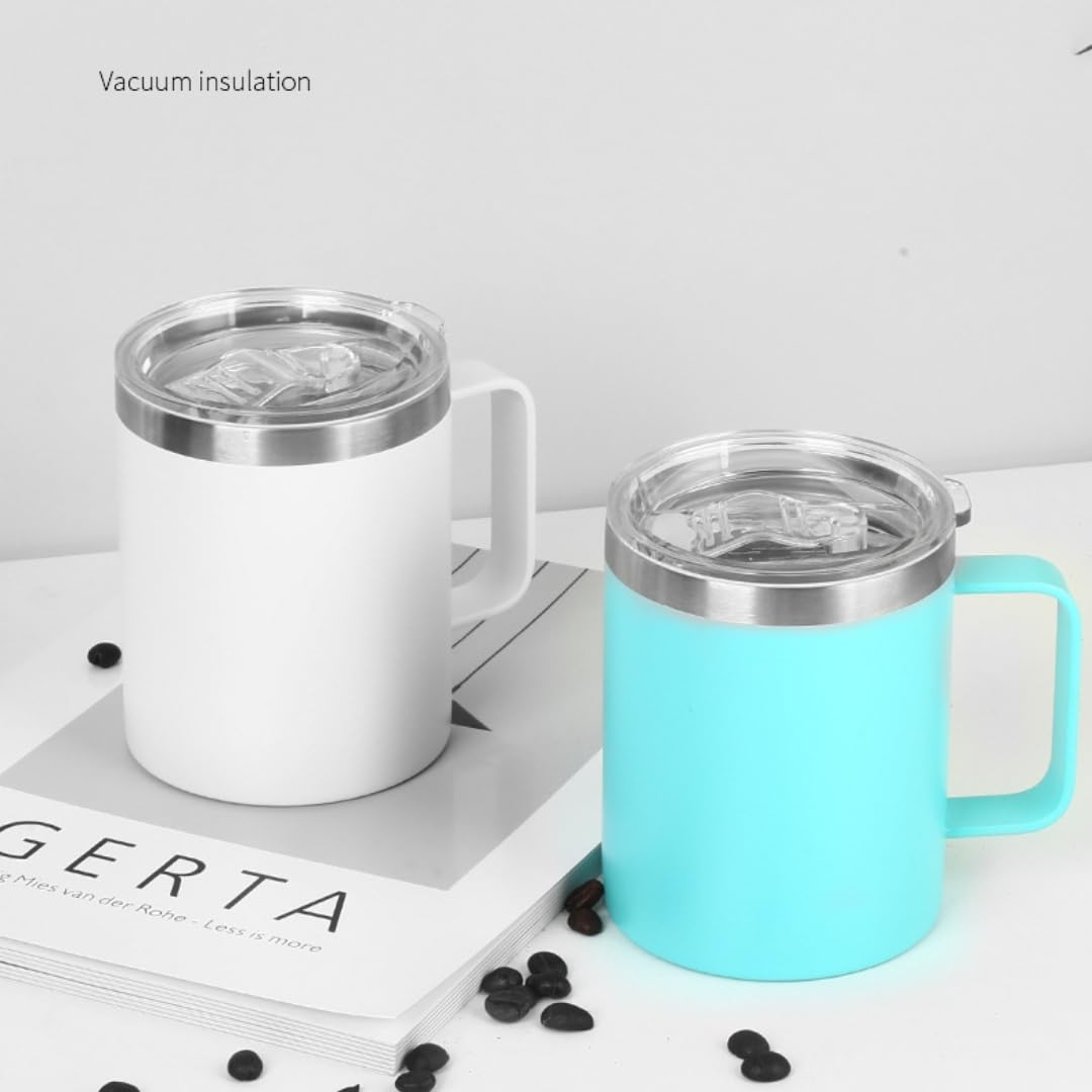 Tasse 355 Ml Couvercle étanche 355ml Rose - Acier Inoxydable Double Paroi Anti-fuite Gobelet Isotherme Philorn