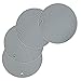 Fohil 4 Pièces Tapis Épais de Dessous de Plat en Silicone, Tapis Isolant en Nid d'abeille en Silicone Rond Résistant à La Chaleur Antidérapant de Coussinets Chauds pour L'usage Domestique