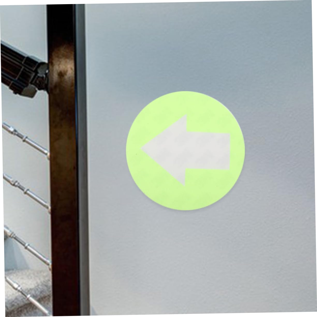 Yardwe Richtungsaufkleber Reflective Directions Stairway Richtungszeichen Outdoor Camping Richtungszeichen Roadsign Stickern Pfeilrichtungszeichen Richtungszeichen PVC 20st