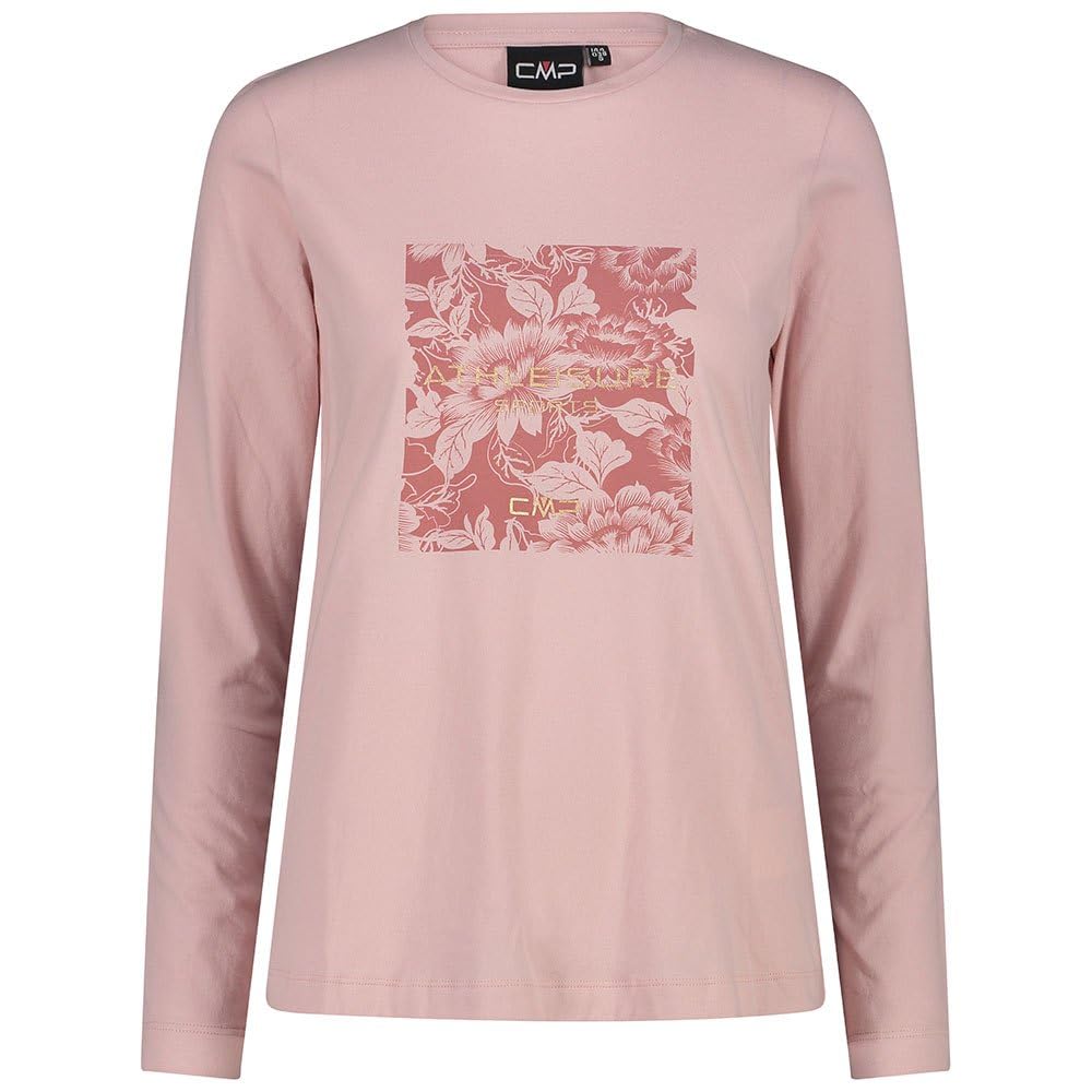 CMP - Woman T-Shirt, Dusty Rose, XXS