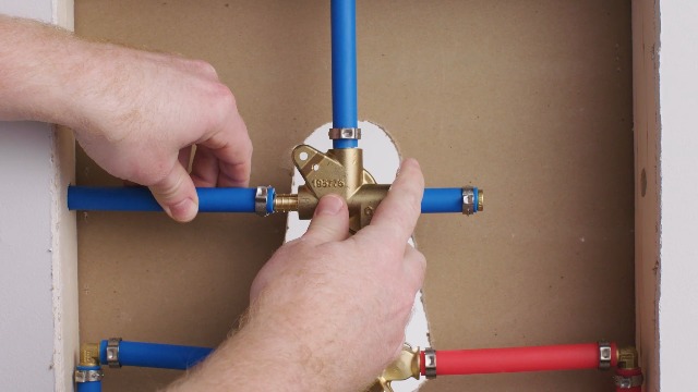 Moen Greenfield Matte Black Shower Trim With Transfer Valve - M-CORE 3 Series Two-Handle Design