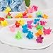 YISSION 200 Pcs Mini Hair Clips Flower Hair Clip Butterfly Hair Clips Small Claw Clips for Hair 90s Hair Accessories for Girls Women School Party Gifts Assorted Color