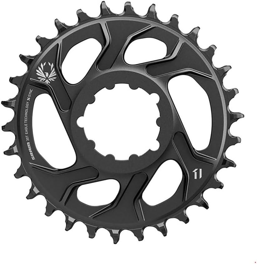 SRAM X-Sync 2 Eagle Direct Mount Chainring 30T -4mm Offset for 5" (190mm Rear Hub Spacing) Fat Bike Cranks