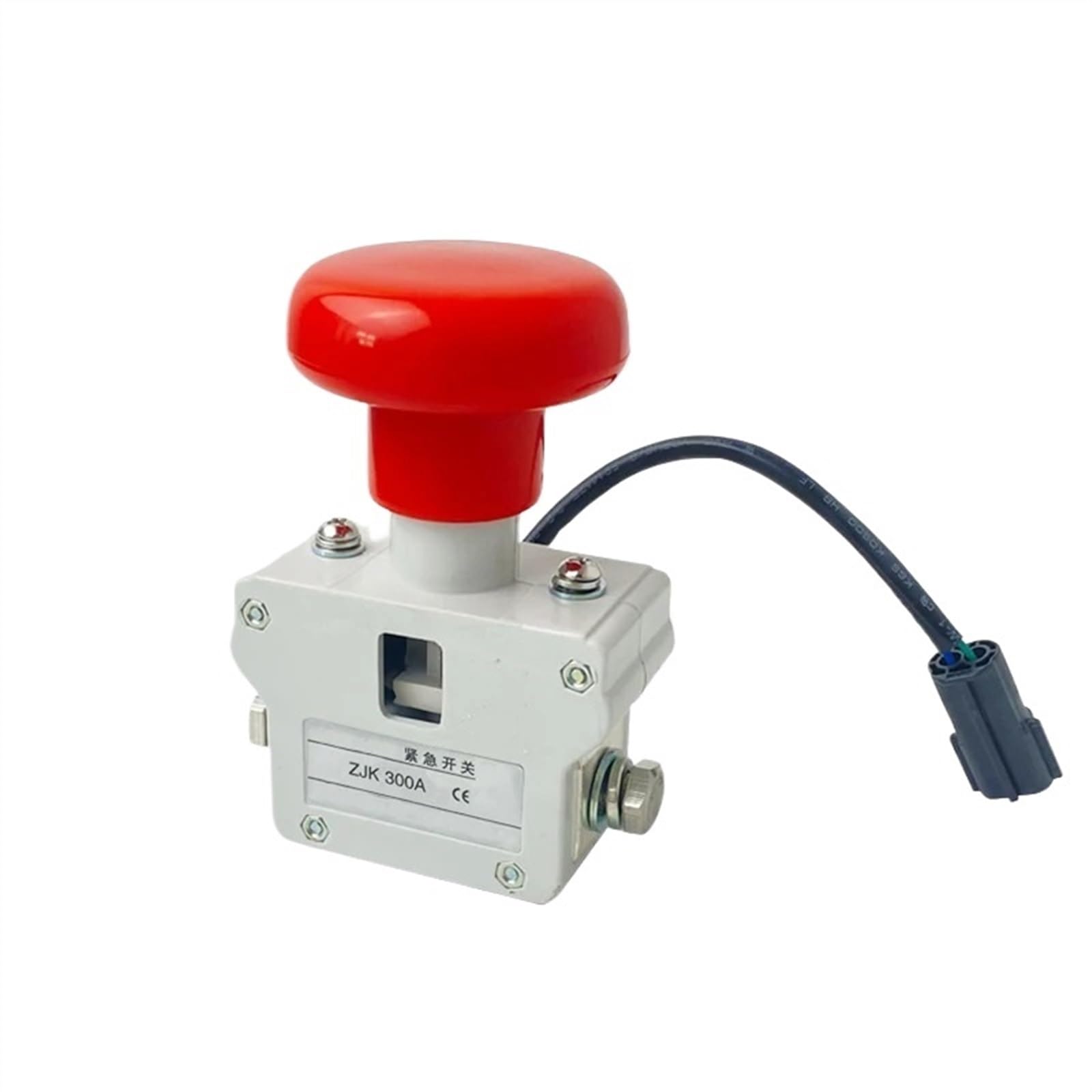 Interruptor de botón eléctrico de la seta de la parada de emergencia de la alimentación de DC de la carretilla elevadora de apilamiento de la plataforma eléctrica ZJK300A