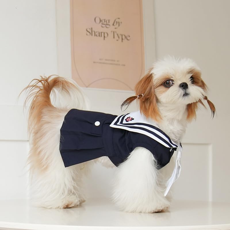 Vestido Princesa para Perros Pequeños Azul Talla X-Large miniatura 5